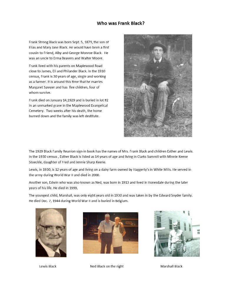 Who was Frank Black?