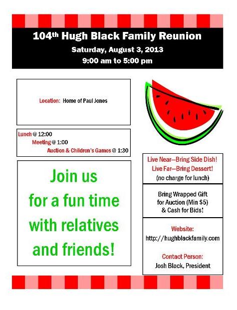 2013 Reunion Invitation (57K)